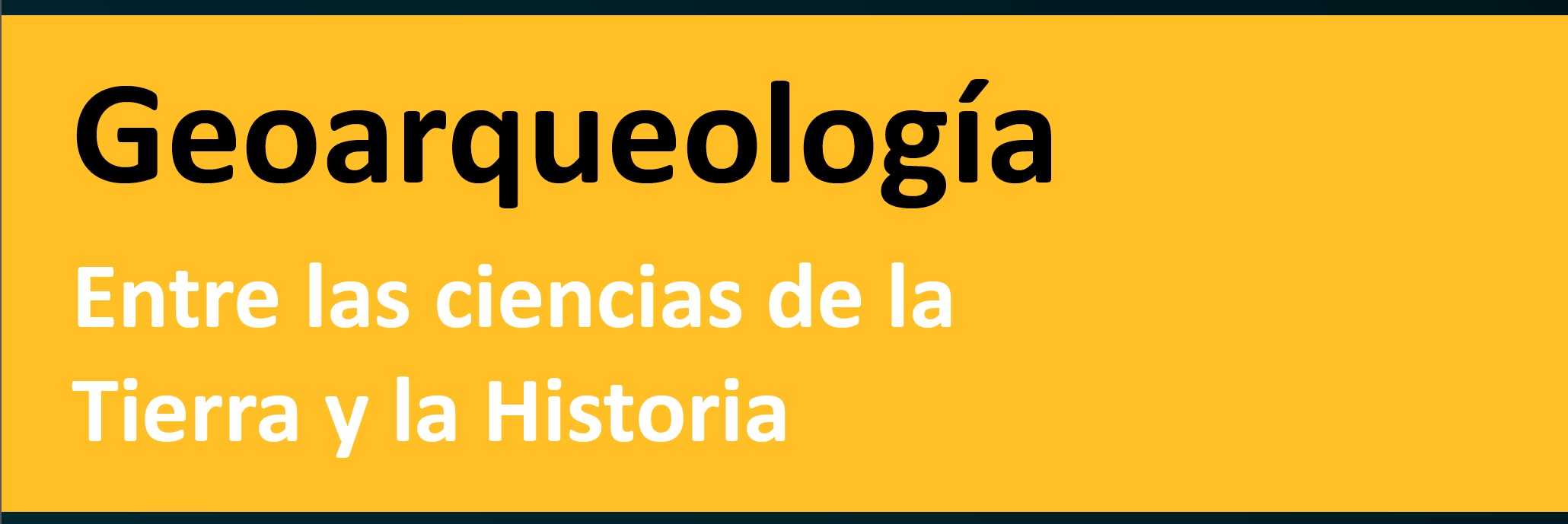 GEOARQUEOLOGÍA